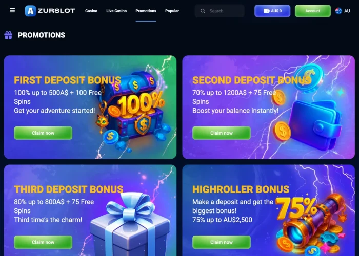 Promotions and Bonuses