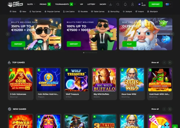 Billy Billion’s Lobby