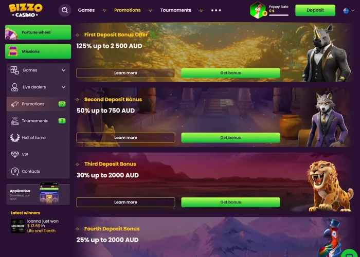 Promotions and Bonuses