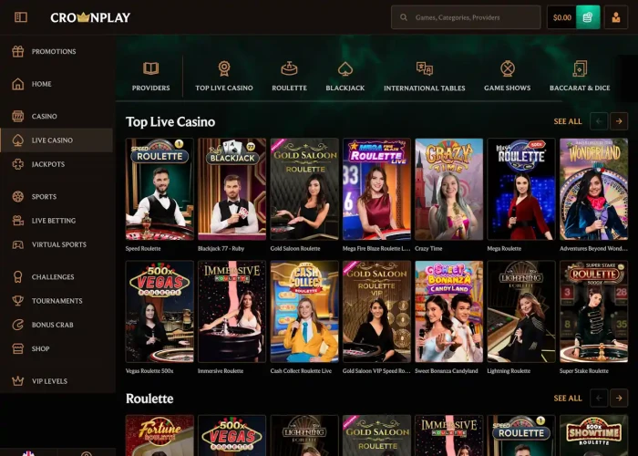 CrownPlay Live Games