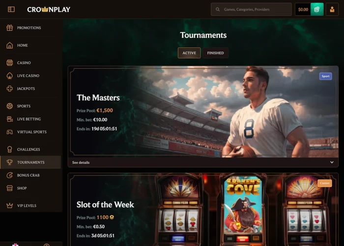 CrownPlay Tournaments