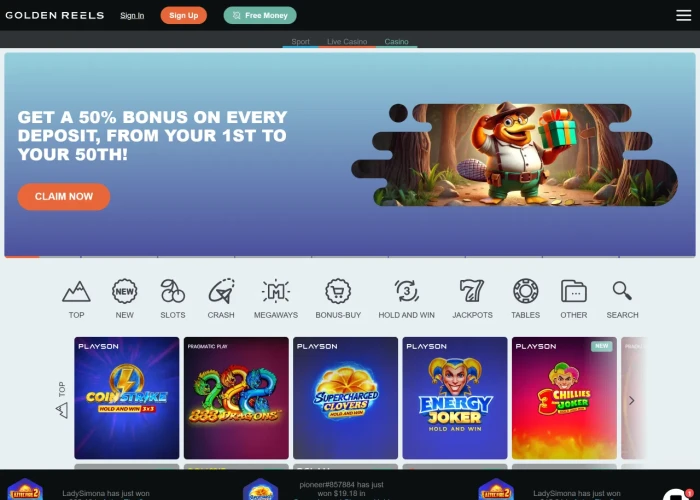 Golden Reels’ Lobby