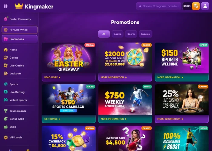 Promotions and Bonuses 