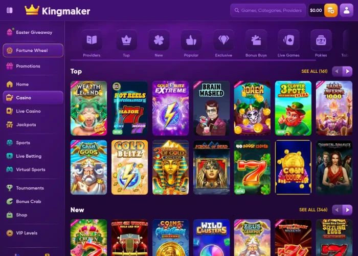 Kingmaker’s Game Selection 