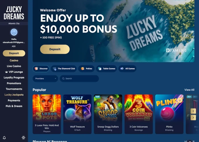 Lucky Dreams’ Lobby