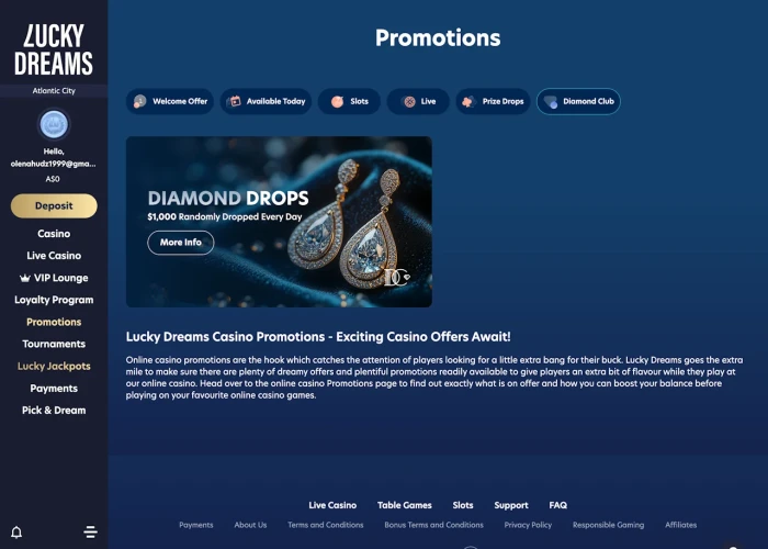 Promotions and Bonuses