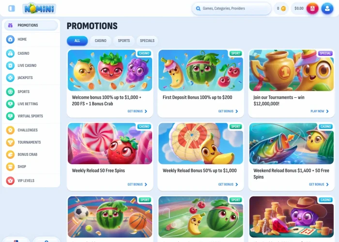 Promotions and Bonuses