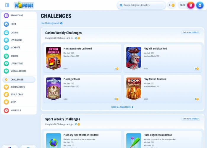 Challenges at Nomini