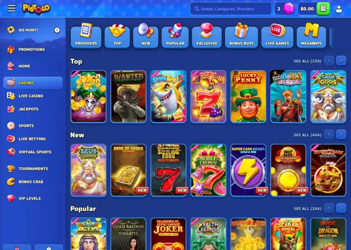 Game Selection at Pistolo