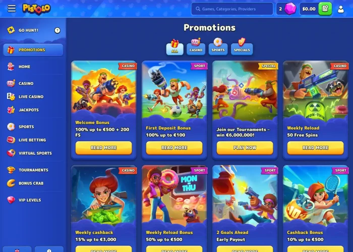 Bonuses and Promotions