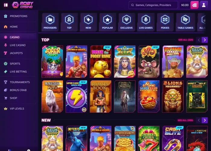 Roby’s Game Selection