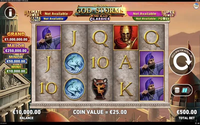 Age of the Gods: God of Storms Fire Blaze Game