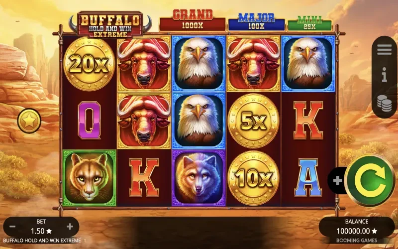 Buffalo Hold and Win Extreme Game