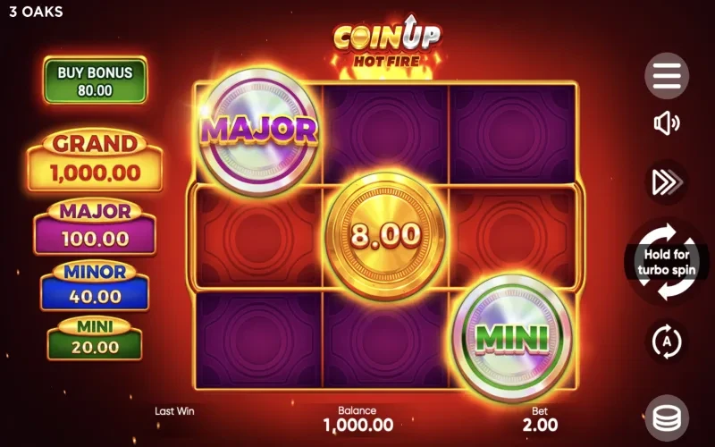 Coin UP: Hot Fire Game
