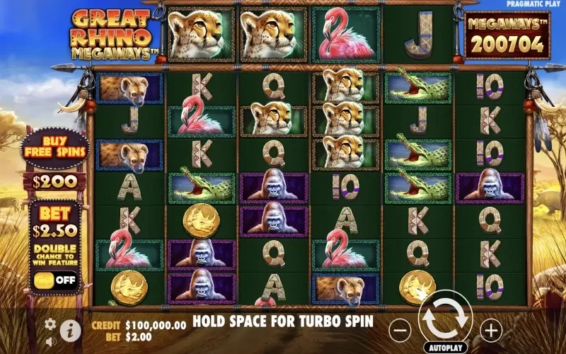 Great Rhino Megaways Game
